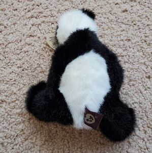 checkers panda beanie baby